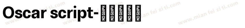 Oscar script字体转换